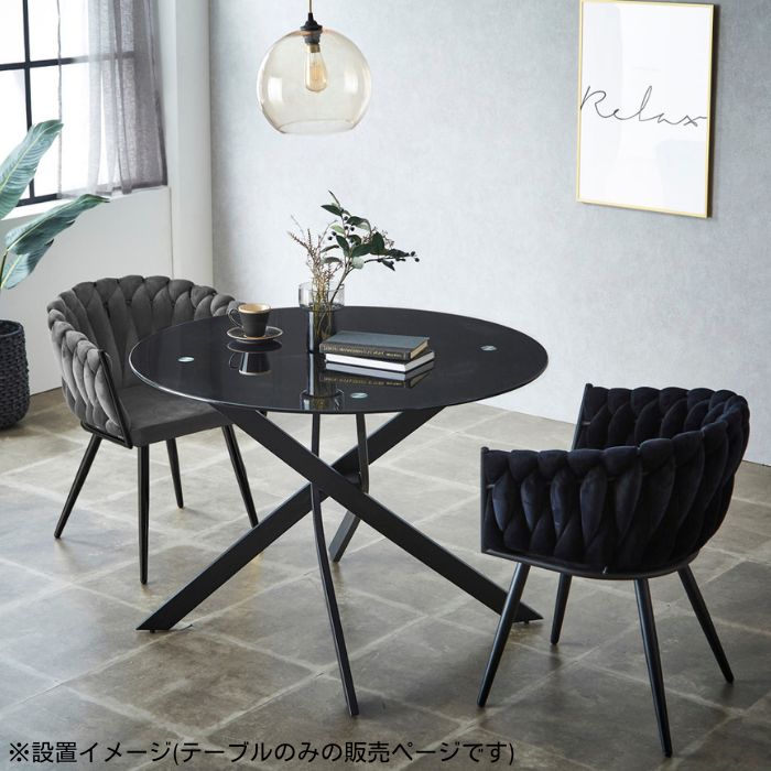 楽天市場】ダイニングテーブル ガラステーブル 110cm 円形 ガラス 丸