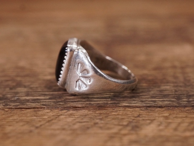 楽天市場】INDIAN JEWELRY : NAVAJO BLACK ONYX RING / インディアン