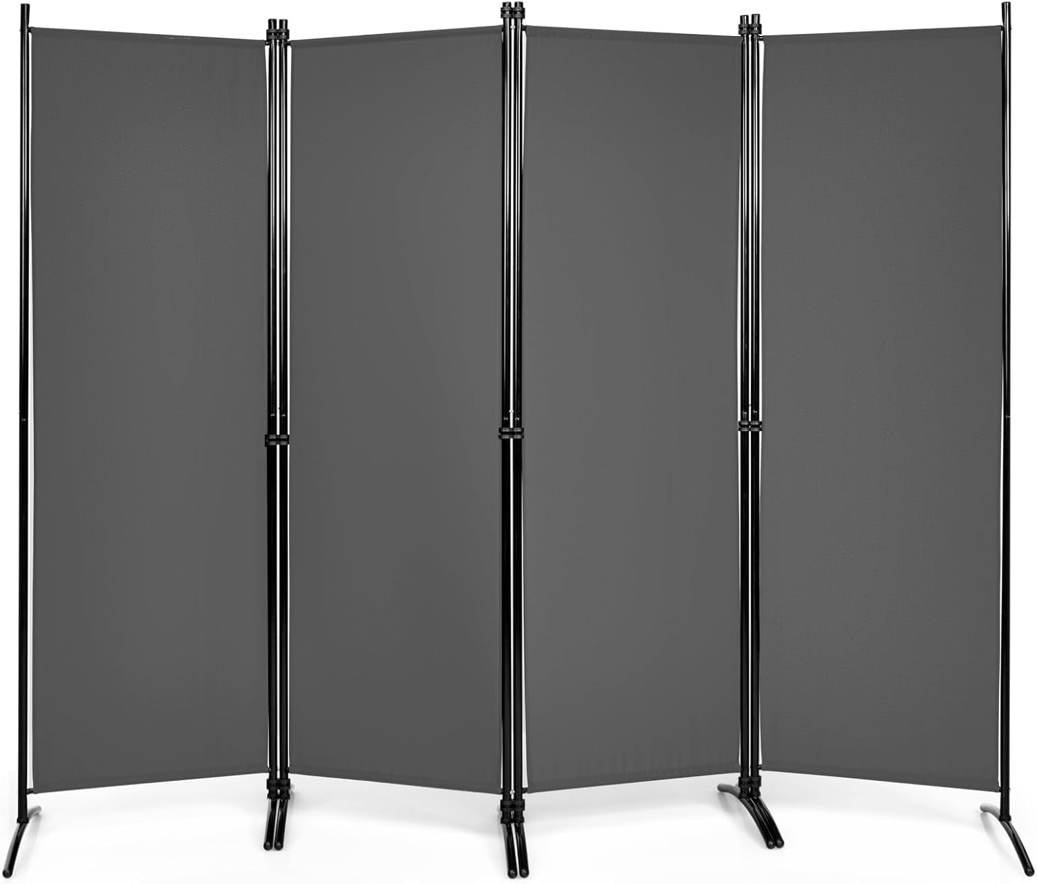 楽天市場】COSTWAY パーテーション 間仕切り 4連 幅220cm 高さ173cm