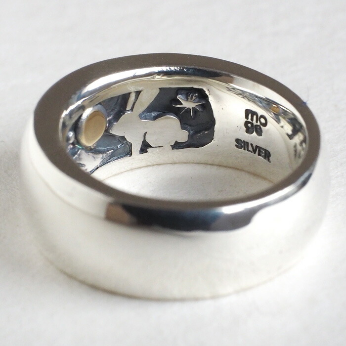 楽天市場】moge（モゲ） シルバーアクセサリー 同じ月を見てた—ウサギ