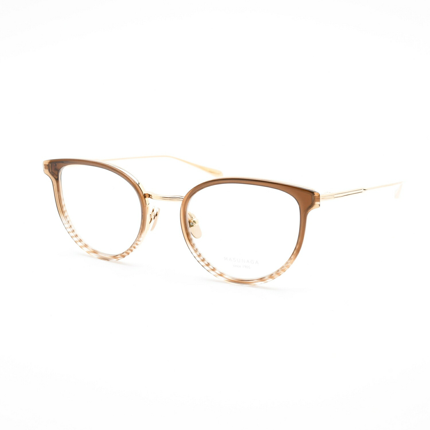 楽天市場】増永眼鏡 MASUNAGA since 1905ODETTE col-23 BR/GP