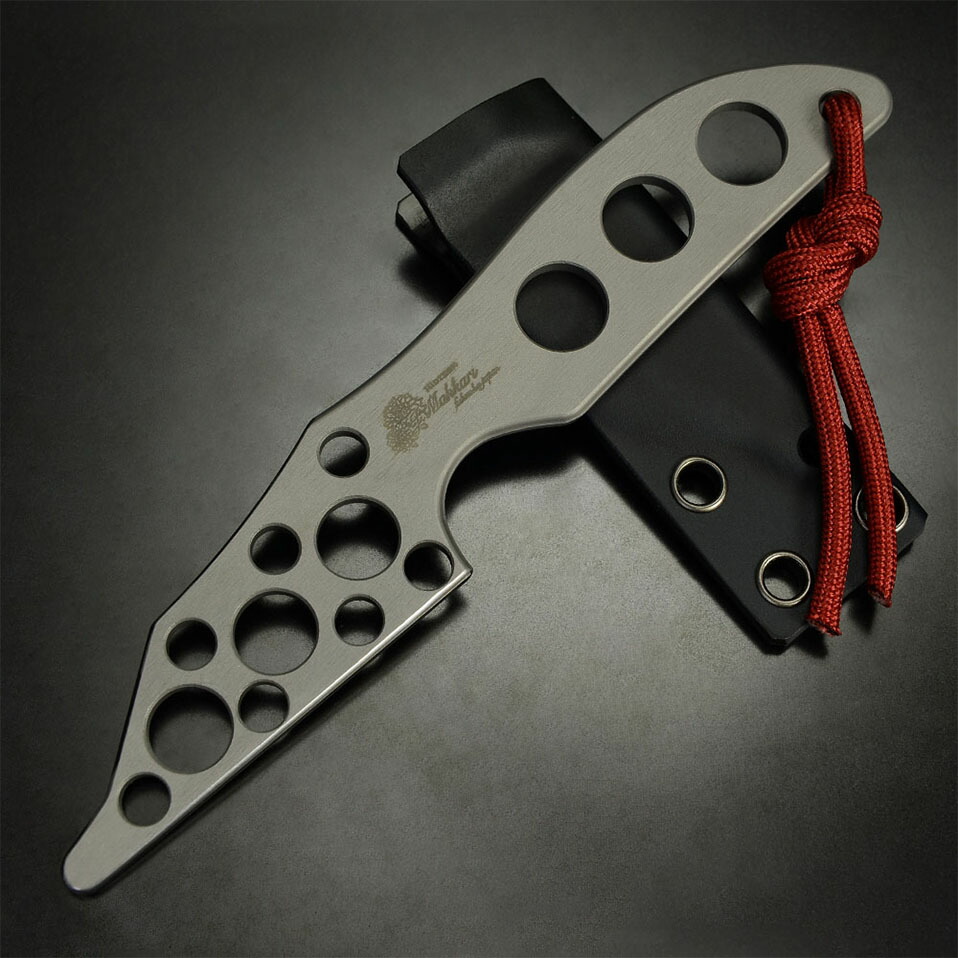 楽天市場】Makkari knives トレーニングナイフ 間狩純平作 スケルトン
