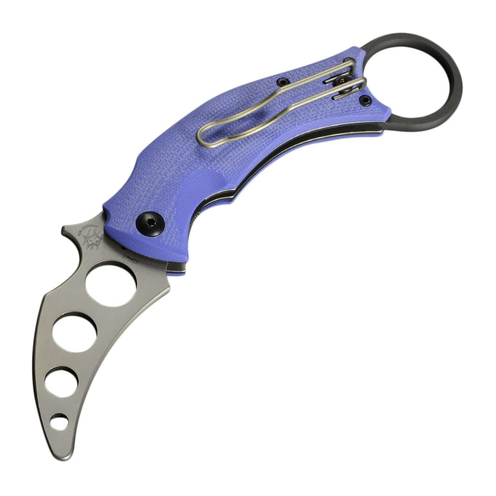 楽天市場】FOX KNIVES トレーニングナイフ Black bird カランビット型