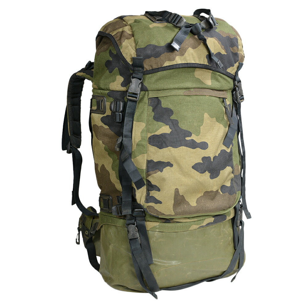 楽天市場】フランス軍放出品 F-2バックパック 90L CCE迷彩 [ ブラック