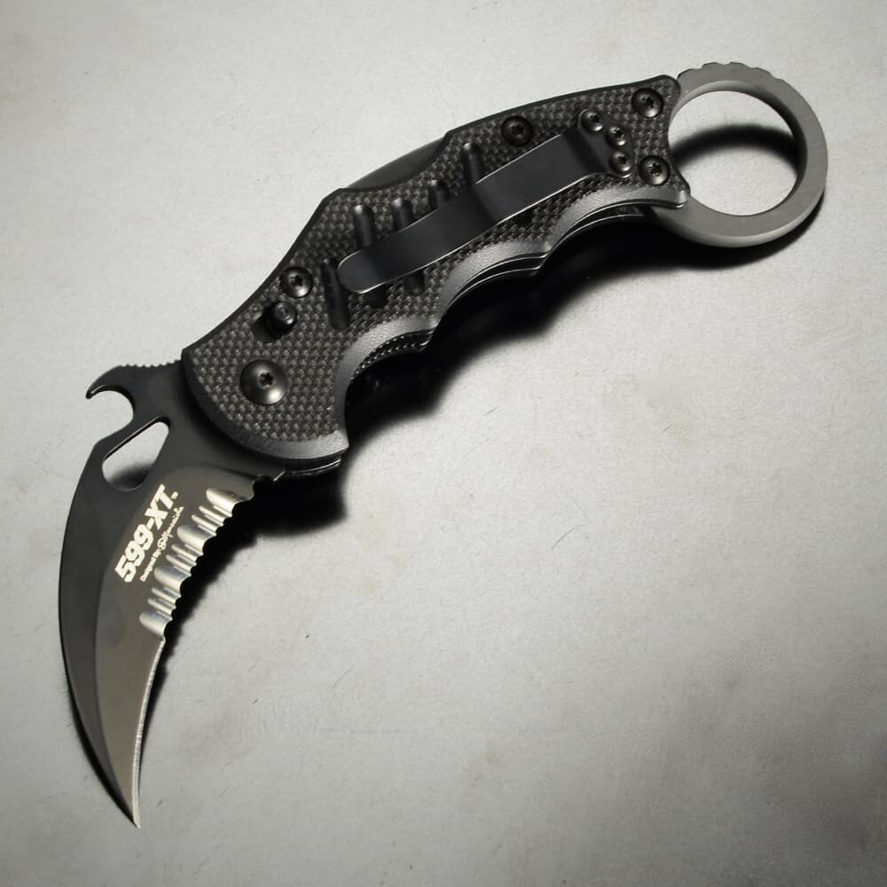 楽天市場】FOX カランビット 半波刃 G10ハンドル 折りたたみ式