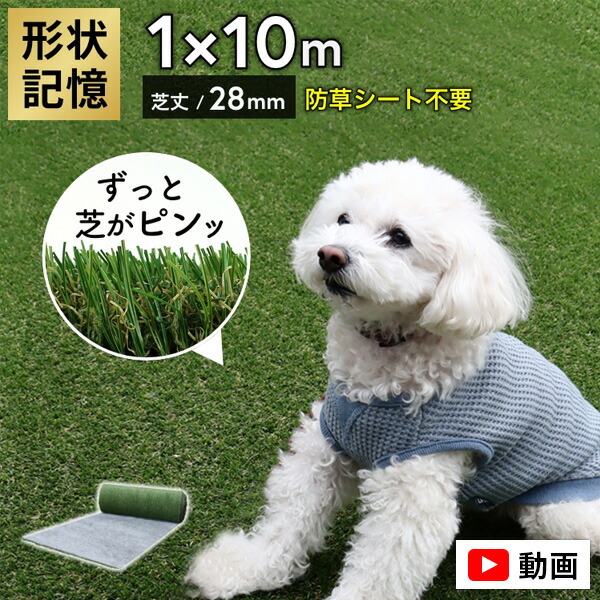 楽天市場】【メーカー公認店】メモリーターフ AIR 人工芝 1m×10m