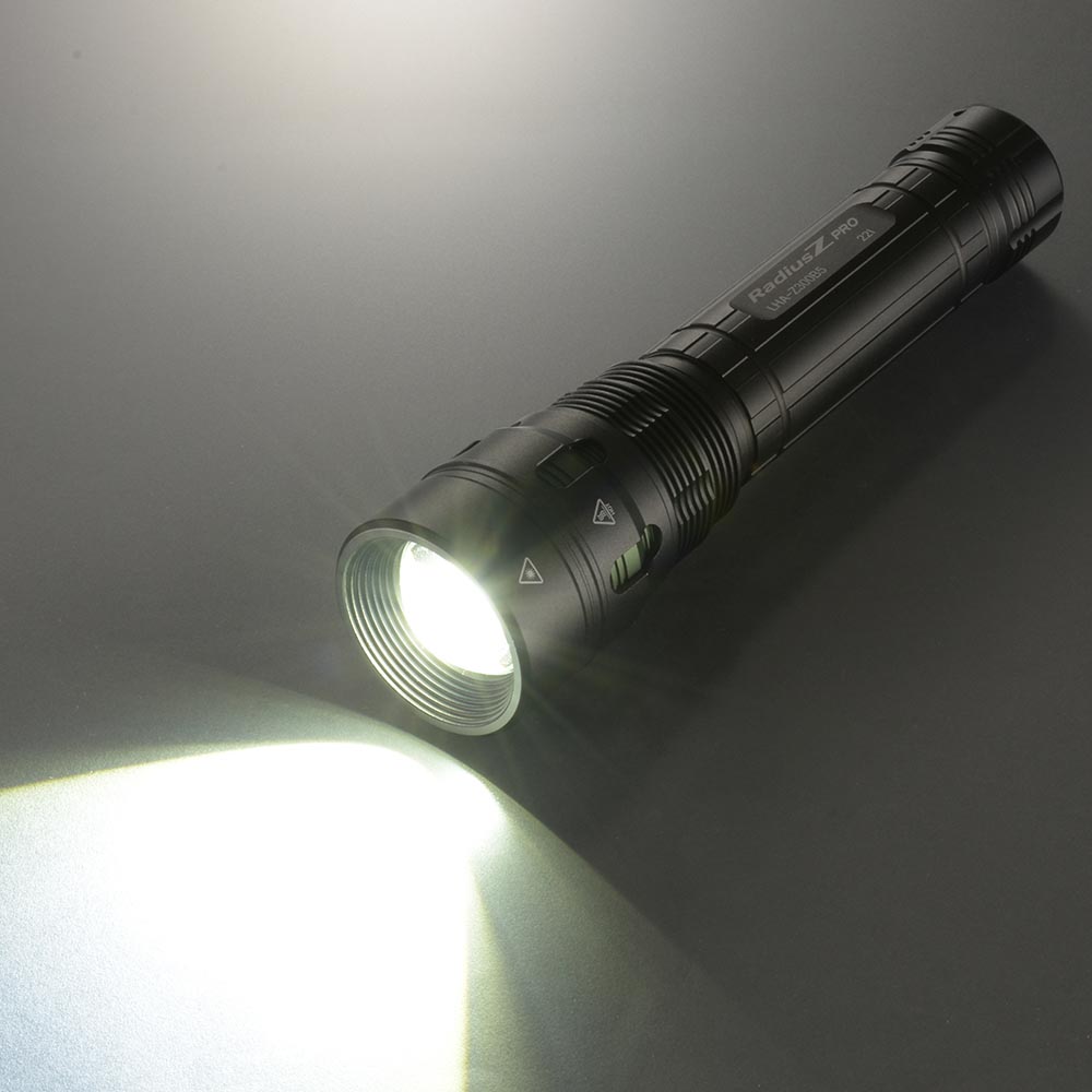 楽天市場】RadiusZ ラディウスZ 懐中電灯 LED 電池式 単3形9本 全光束