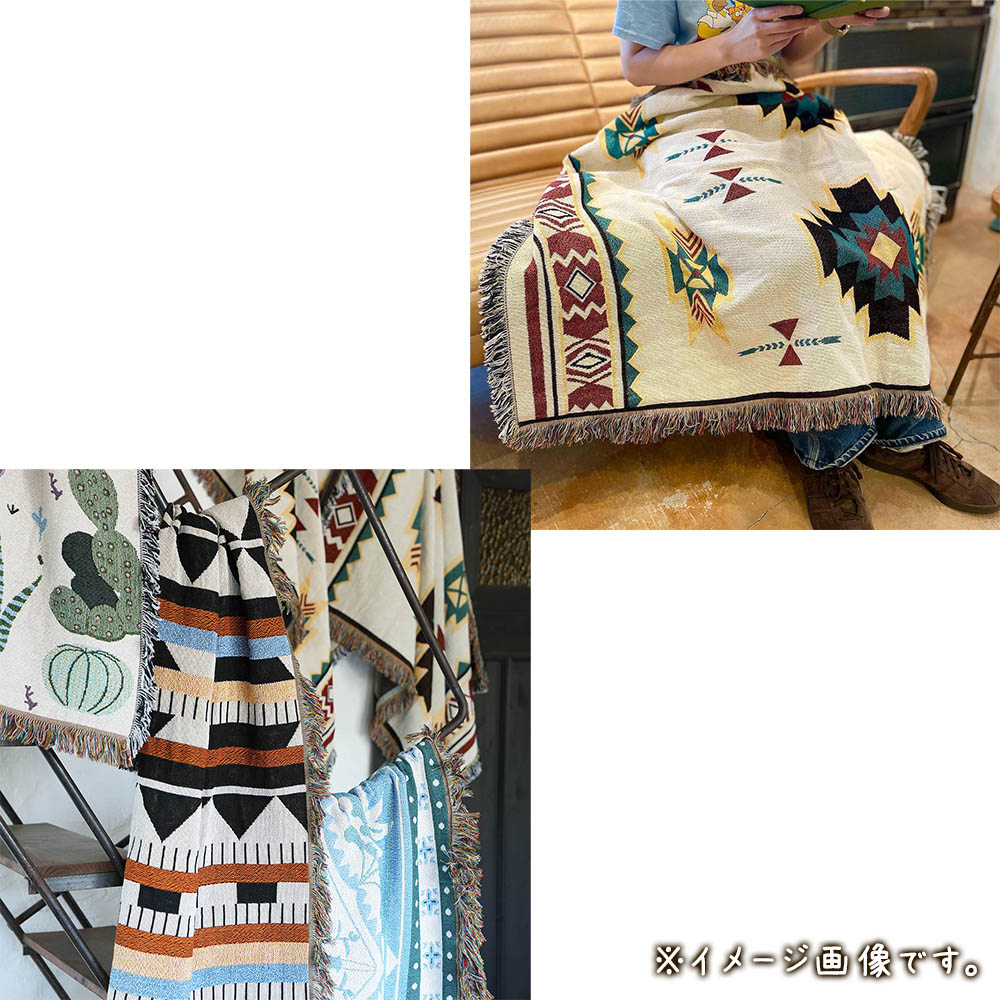 楽天市場】DULTON ジャカード マルチ クロス L ブランケット ひざ掛け