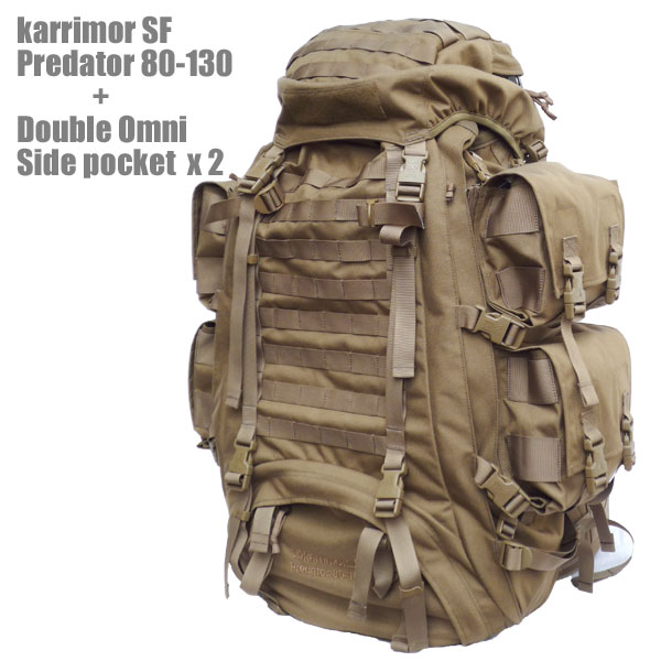 楽天市場】【正規輸入代理店直売】karrimorSF Predator 80-130 +Double