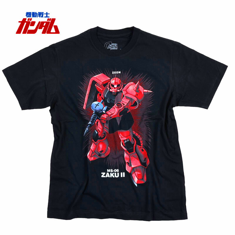 楽天市場】GUNDAM シャア専用 ザク ガンダム Tシャツ メンズ 半袖