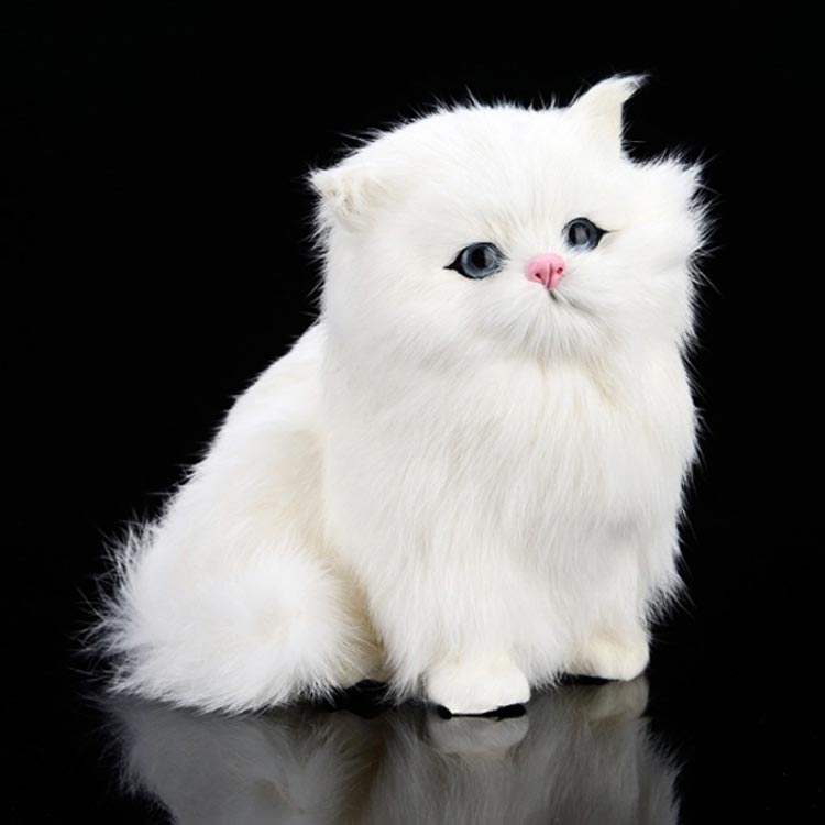 楽天市場】本物そっくり リアル 猫のぬいぐるみ お座り ねこ ラビット