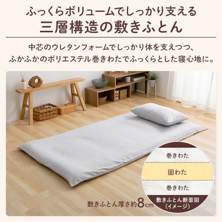 楽天市場】【5％OFFクーポン☆26日10時】羽根布団セット シングル