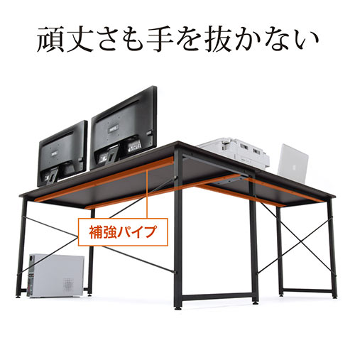 楽天市場】パソコンデスク L字型 コーナーデスク オフィスデスク 木製