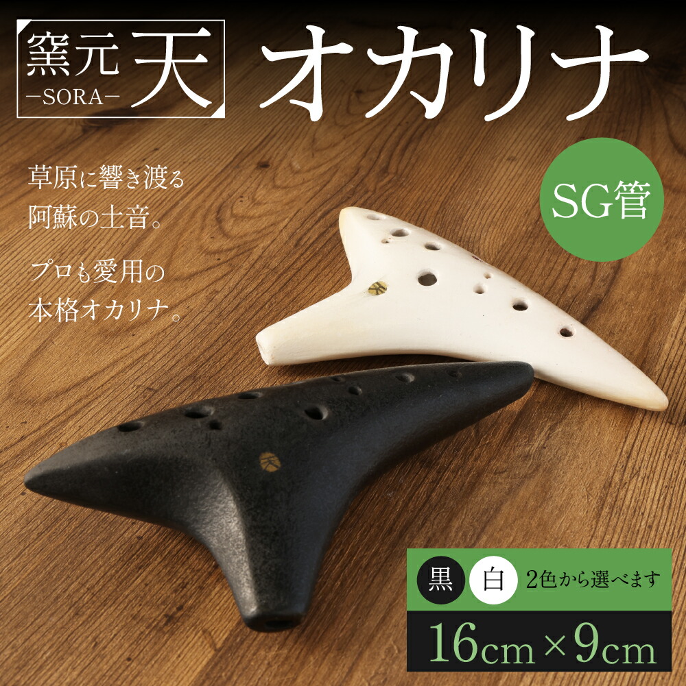 楽天市場】【ふるさと納税】窯元天 SORA オカリナ SG管 16cm×9cm