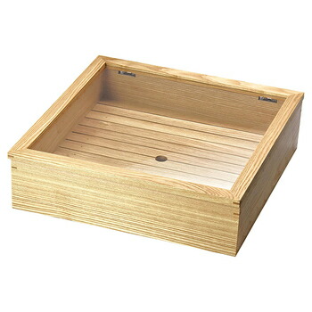楽天市場】タモ フード BOX アクリル蓋付 (自在蓋仕様) 木製 フード