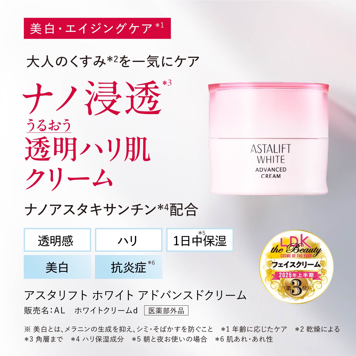 楽天市場】アスタリフト ホワイト アドバンスドクリーム 30g 付け替え