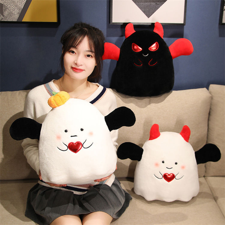 楽天市場】ぬいぐるみ ペア 抱き枕 ハロウィン 悪魔 コウモリ 柔らかい