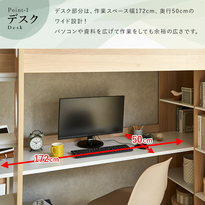 楽天市場】【ポイント5倍☆2/25 12:00〜23:59】 ロフトベッド システム