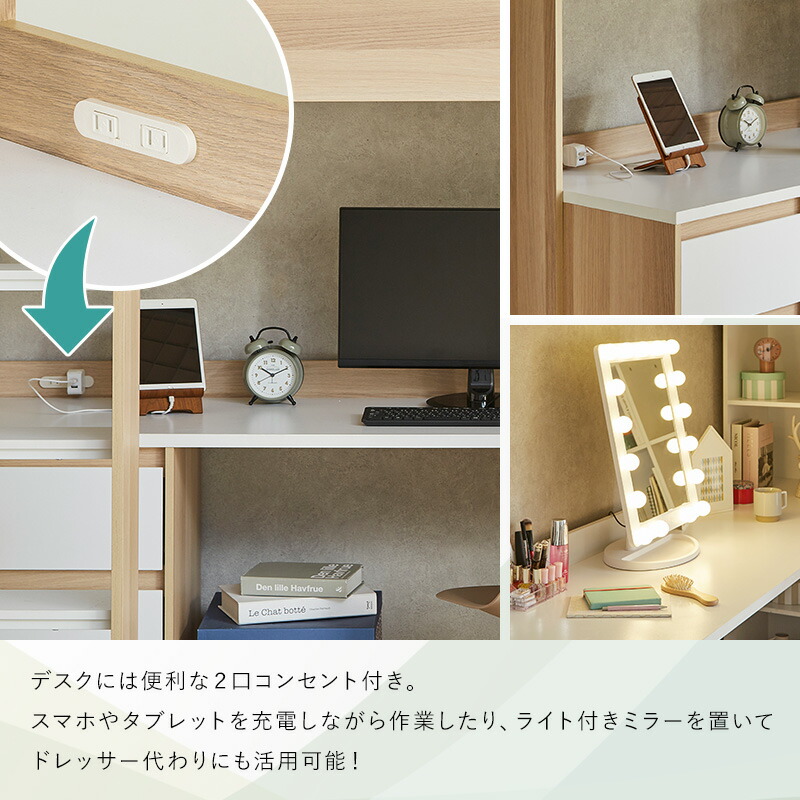 楽天市場】【ポイント5倍☆2/25 12:00〜23:59】 ロフトベッド システム