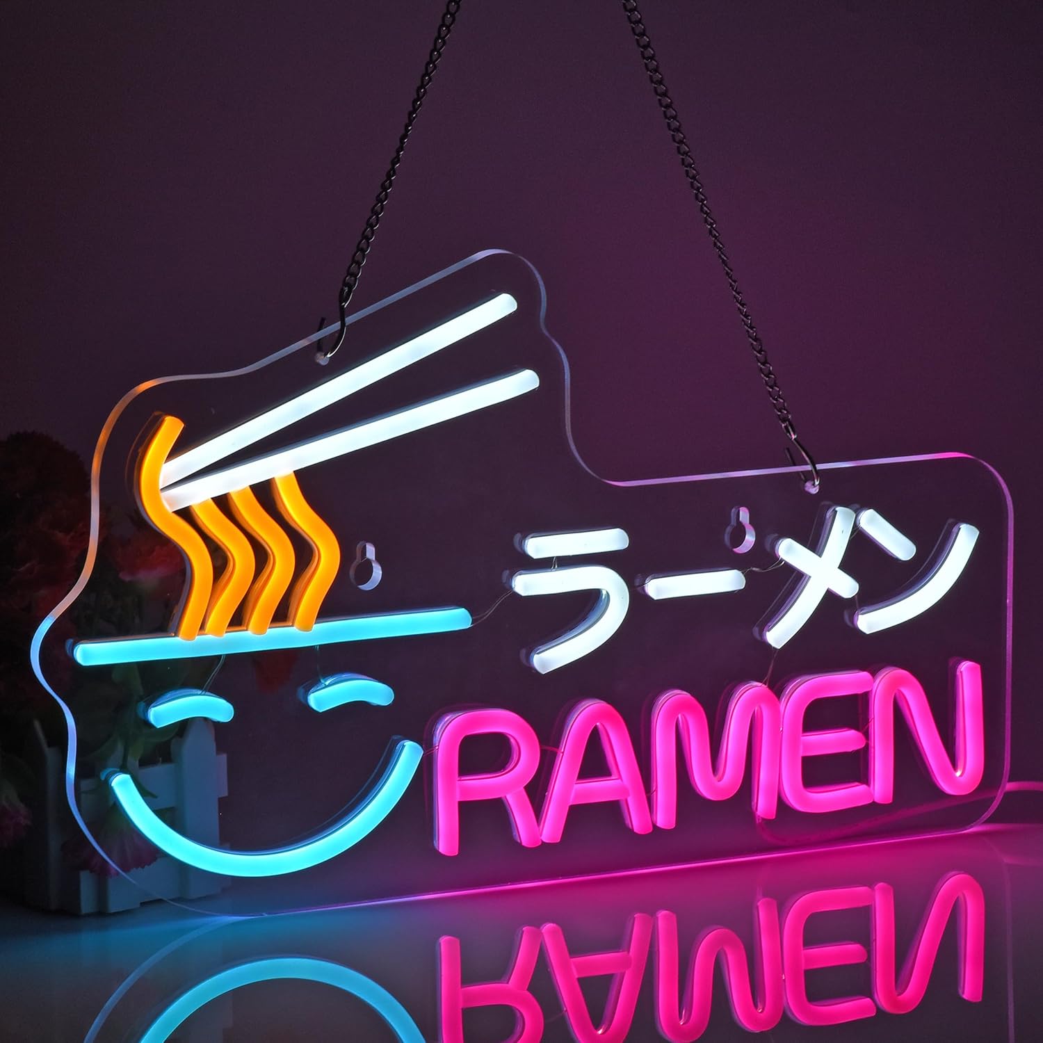 楽天市場】【PT10倍+10%OFFクーポン】ラーメン ネオンサイン 多階段調