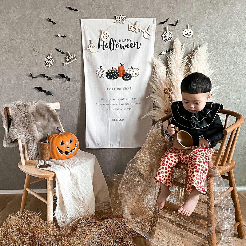 楽天市場】ハロウィン タペストリー 飾り セット かぼちゃ 2024 装飾