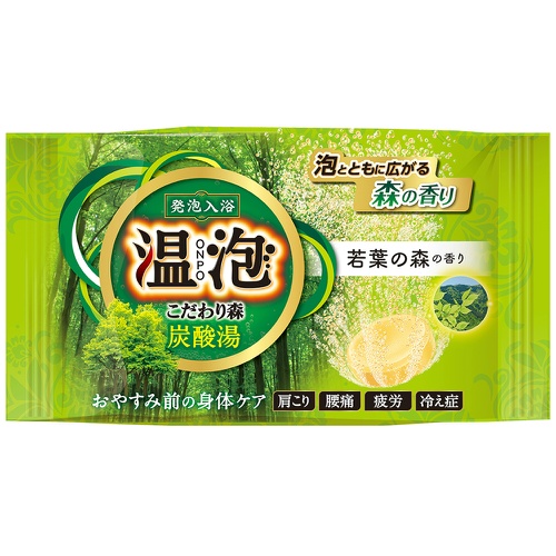楽天市場】【送料込・まとめ買い×40】アース製薬 温泡 こだわり森 炭酸
