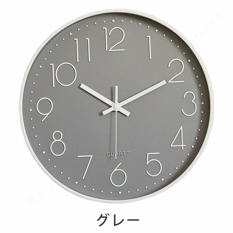 楽天市場】掛け時計 非電波時計 静音 おしゃれ 直径25cm 壁掛け時計
