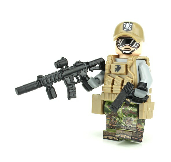 楽天市場】アメリカ海軍 海兵隊特殊部隊 ミニフィグ フィギュア MK18