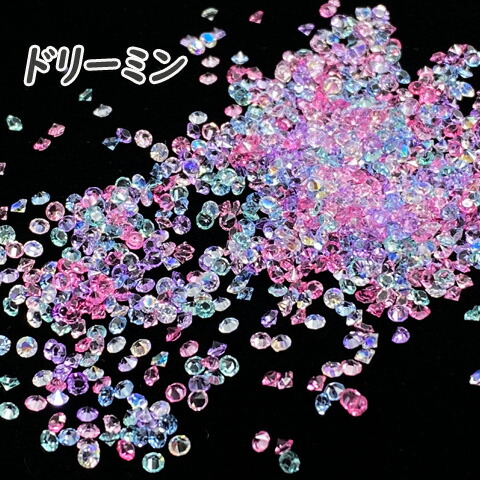 楽天市場】アクリルダイヤ ミックス 透明 封入 キラキラ 素材 カプセル