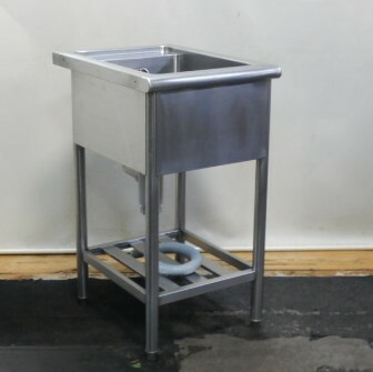 楽天市場】【中古】業務用 ステンレス 1槽 シンク W45 D60 H84cm 厨房