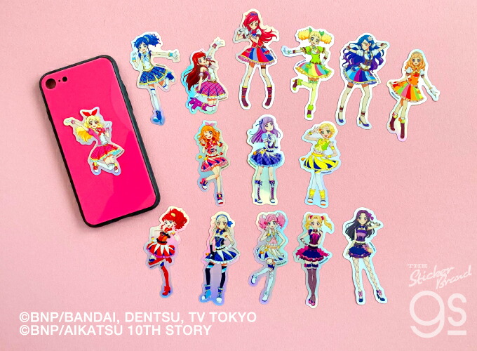 楽天市場】アイカツ！ ホログラムステッカー 紫吹 蘭 アイドル アニメ