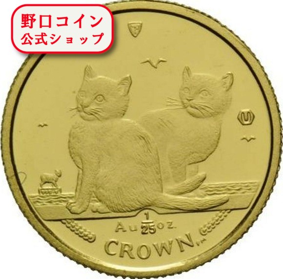 楽天市場】即納・追跡可 2003 マン島キャット金貨 1/25オンス
