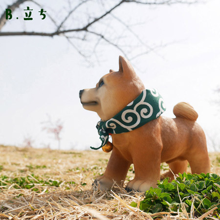 楽天市場】小柴犬の置物 まめ柴 豆柴 リアル犬 置き物 : 龍祥本舗