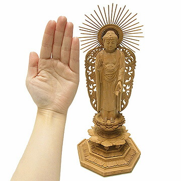 楽天市場】白檀 阿弥陀如来 立像 30cm 木彫り 仏像 [Ryusho] : 龍祥本舗