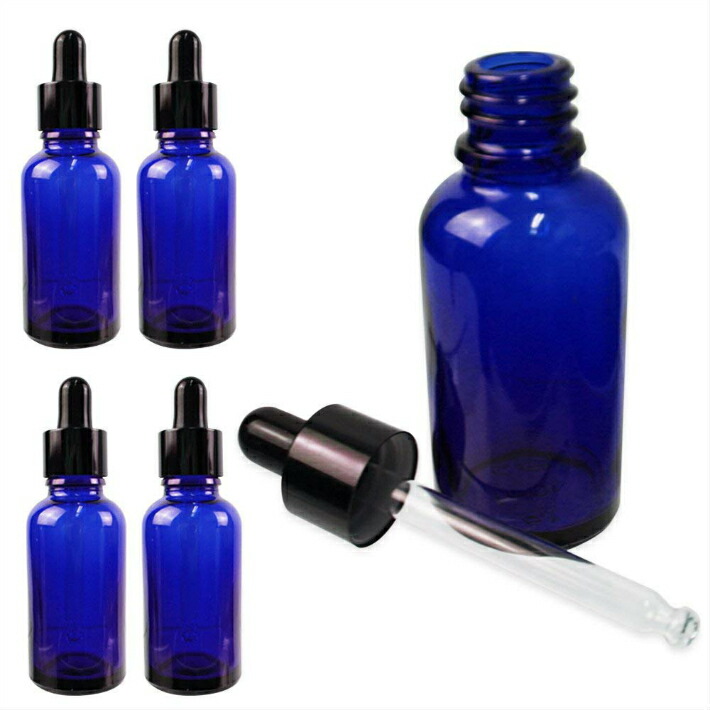楽天市場】スポイト遮光瓶 30ml 5本セット ガラス製 手作りアロマ