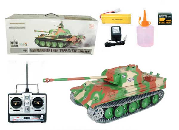 楽天市場】ラジコン戦車完成品ヘンロンHengLong 1/16 パンターG 後期型
