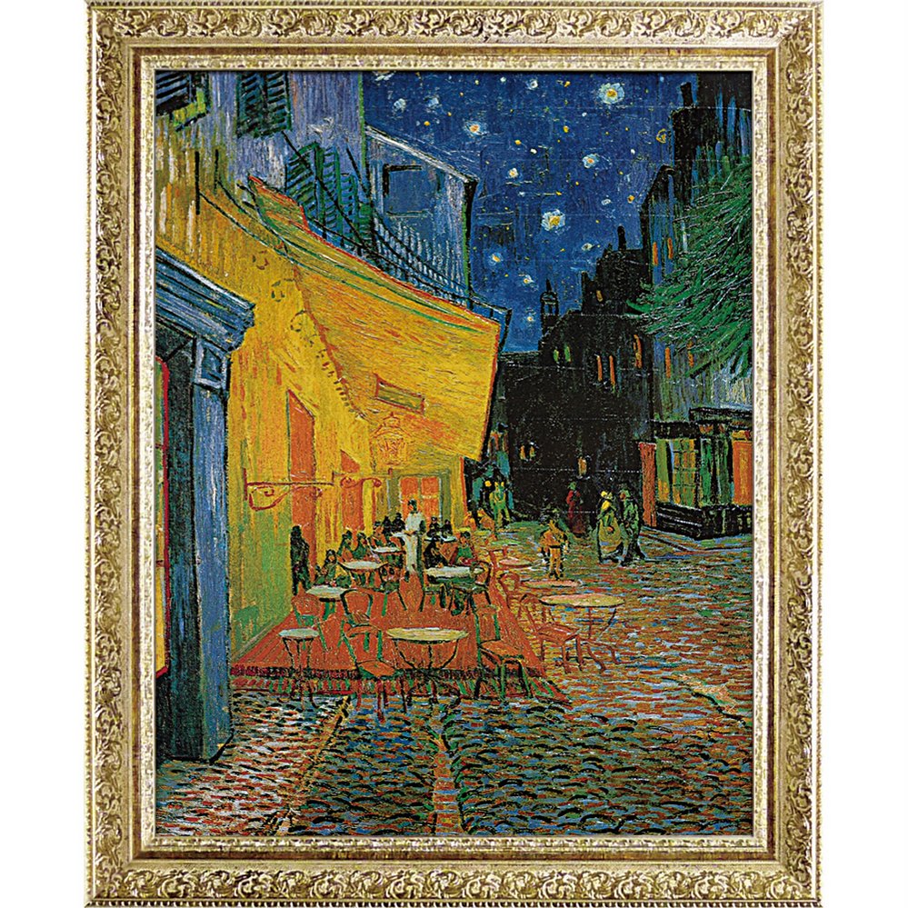 楽天市場】訳あり特価名画 ゴッホ「夜のカフェテラス」/インテリア 額