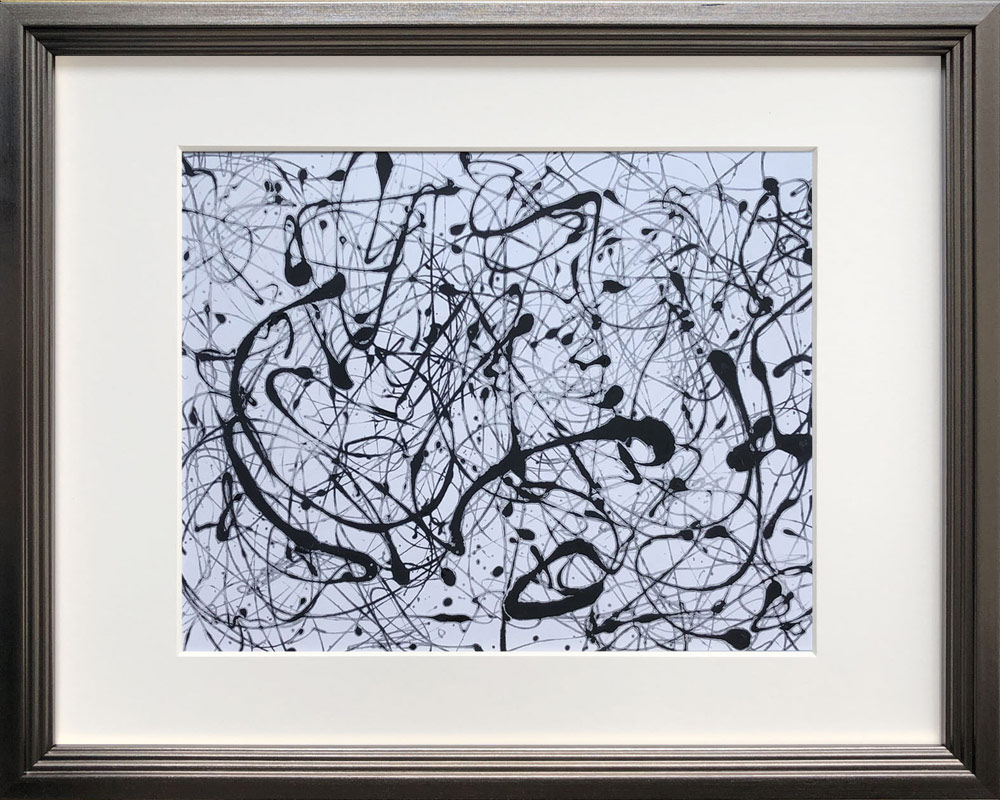 楽天市場】絵画 ジャクソン・ポロック Number 14: Gray 抽象画 額付き