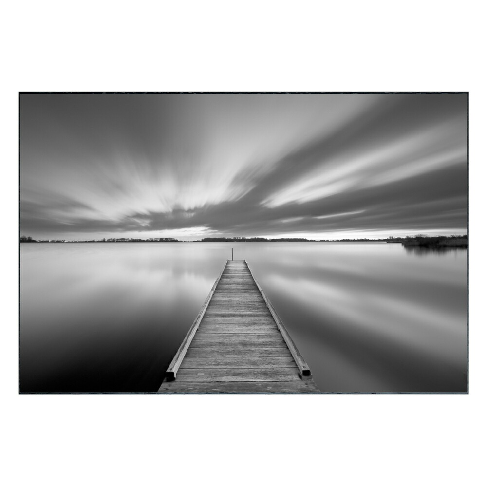 楽天市場】絵画 Photography Pier インテリア 壁飾り 桟橋 海 写真 額