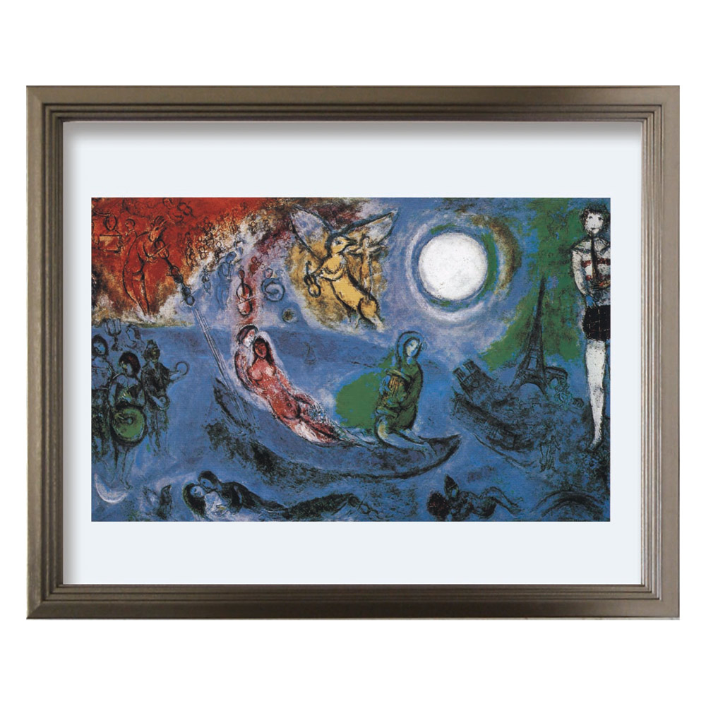 楽天市場】絵画 シャガール コンサート,1957(S) インテリア ギフト
