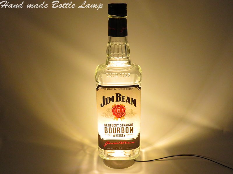 楽天市場】LEDオリジナルボトルランプ テーブルランプ ジンビーム