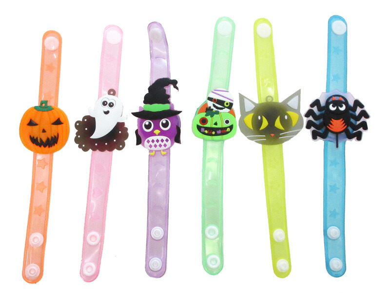 楽天市場】光るブレスレット 【ハロウィン】 （かぼちゃ・ねこ・お化け