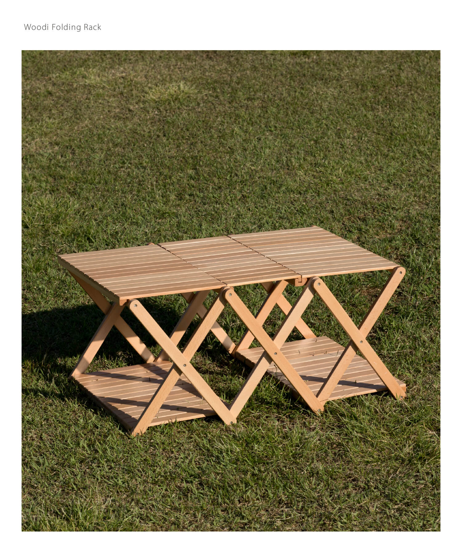 楽天市場】【S'more / Woodi Folding Rack 2way 】 ラック キャンプ 4
