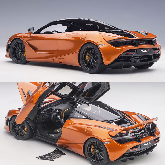楽天市場】ミニカー 1/18 マクラーレン 720S メタリック オレンジ