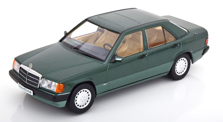 KK-Scale1/18 メルセデス 600SEC 1992 グリーンメタリック KK-Scale1