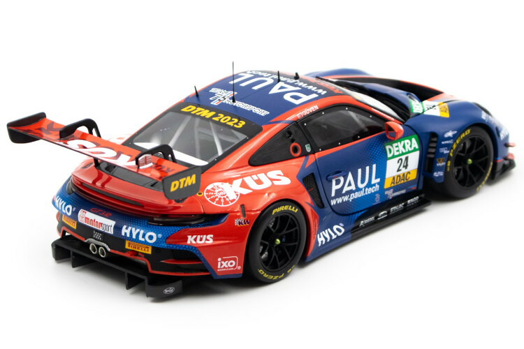 楽天市場】ミニチャンプス 1/18 ポルシェ 911 GT3 R #24 DTM 2023 KUS