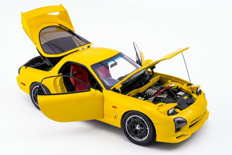 楽天市場】ポーラーマスター 1/18 マツダ RX-7 FD3S スピードイエロー