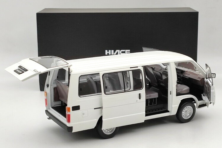 楽天市場】トヨタ特注 1/18 ハイエース H50 RHD ホワイト ダイキャスト
