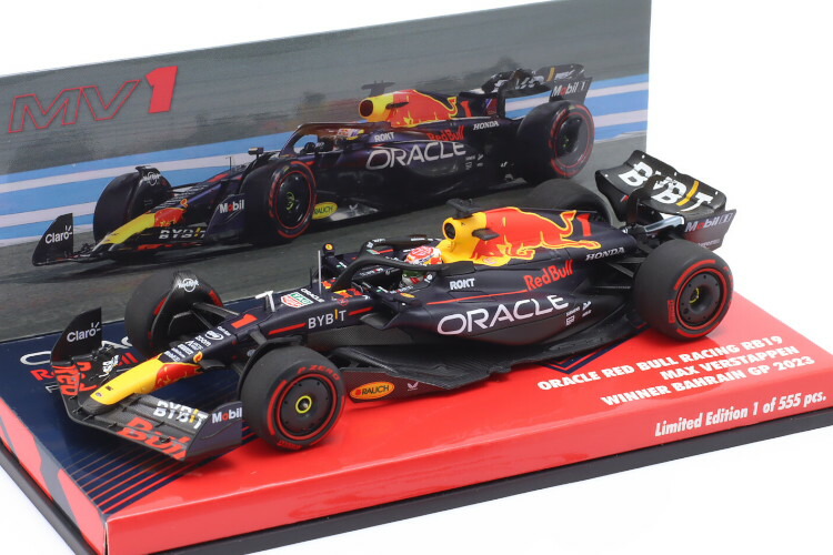 楽天市場】ミニチャンプス 1/43 レッドブル RB19 #1 優勝 バーレーンGP
