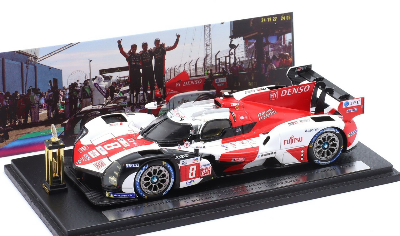 楽天市場】スパーク 1/43 トヨタ GR010 ハイブリッド #8 優勝 2022 ル